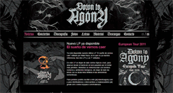 Desktop Screenshot of downtoagony.com